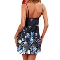 thumbnail image 2 of Avidlove Womens Nightgown and Robe Sets Satin Silk Sleeveless Nightdress with Bathrobes Knee Length Bride Sleewear, 2 of 5