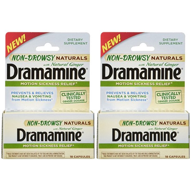 Dramamine Naturals Non Drowsy Tablets with Ginger