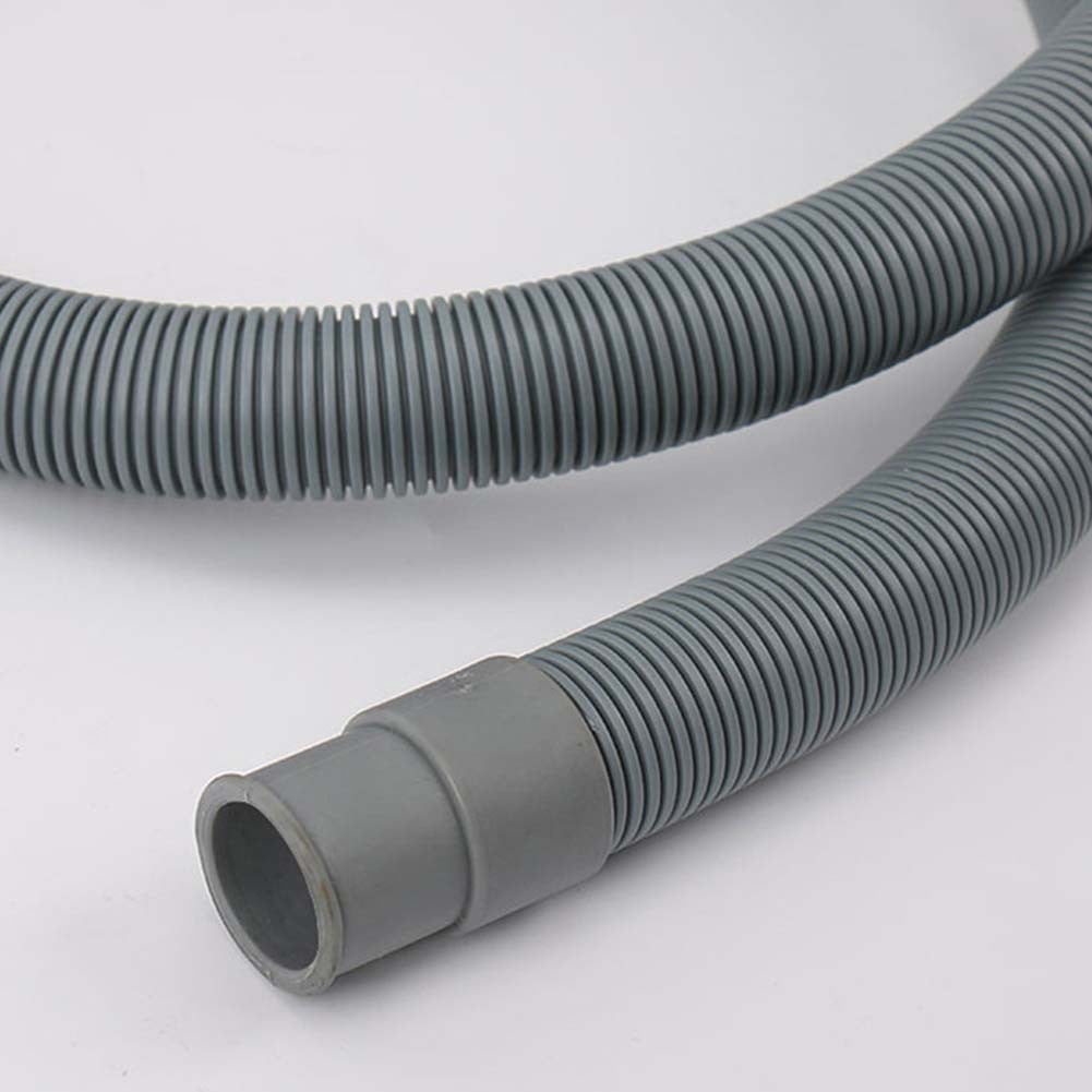 KDJ Drain Hose Extension for Washing Machines 5M with Hose Connector and Hose Clamps - for Home Decor