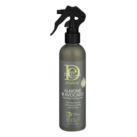 Design Essentials Natural Twist & Set Setting Lotion Almond & Avocado, 8.0 FL (Best Setting Lotion For Natural Hair)