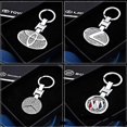 thumbnail image 4 of 3d Car Keychain Accessory Inlay Shiny Crystal Double Sided Logo Zinc Alloy Metal Key Accessories With Gift Box (for Mercedes Benz), 4 of 5