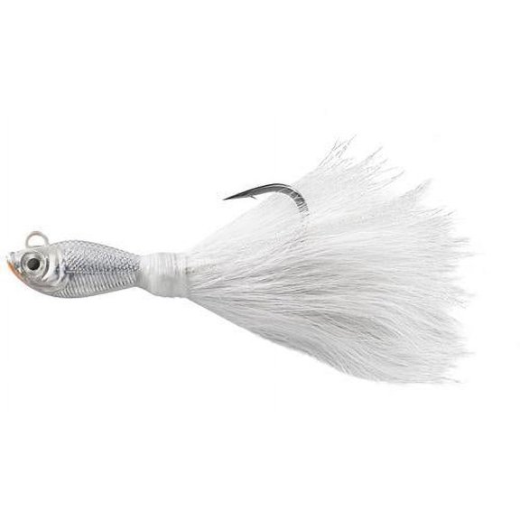 SPRO SPBJW-2 Power Bucktail Wht 2 Built using hand-tied bucktail skirt material