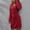 Red, variant on Women V Neck Shoulder Drop Long Sleeve Waistband Woolen Dress Women's Knitted Dress Autumn And Winter New Distressed Sweater Dress Women Sweater Dresses for Women Wrap plus Size Dresses Cute Dresses