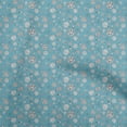 thumbnail image 1 of oneOone Cotton Poplin Turquoise Blue Fabric Fruits Quilting Supplies Print Sewing Fabric By The Yard 42 Inch Wide, 1 of 4