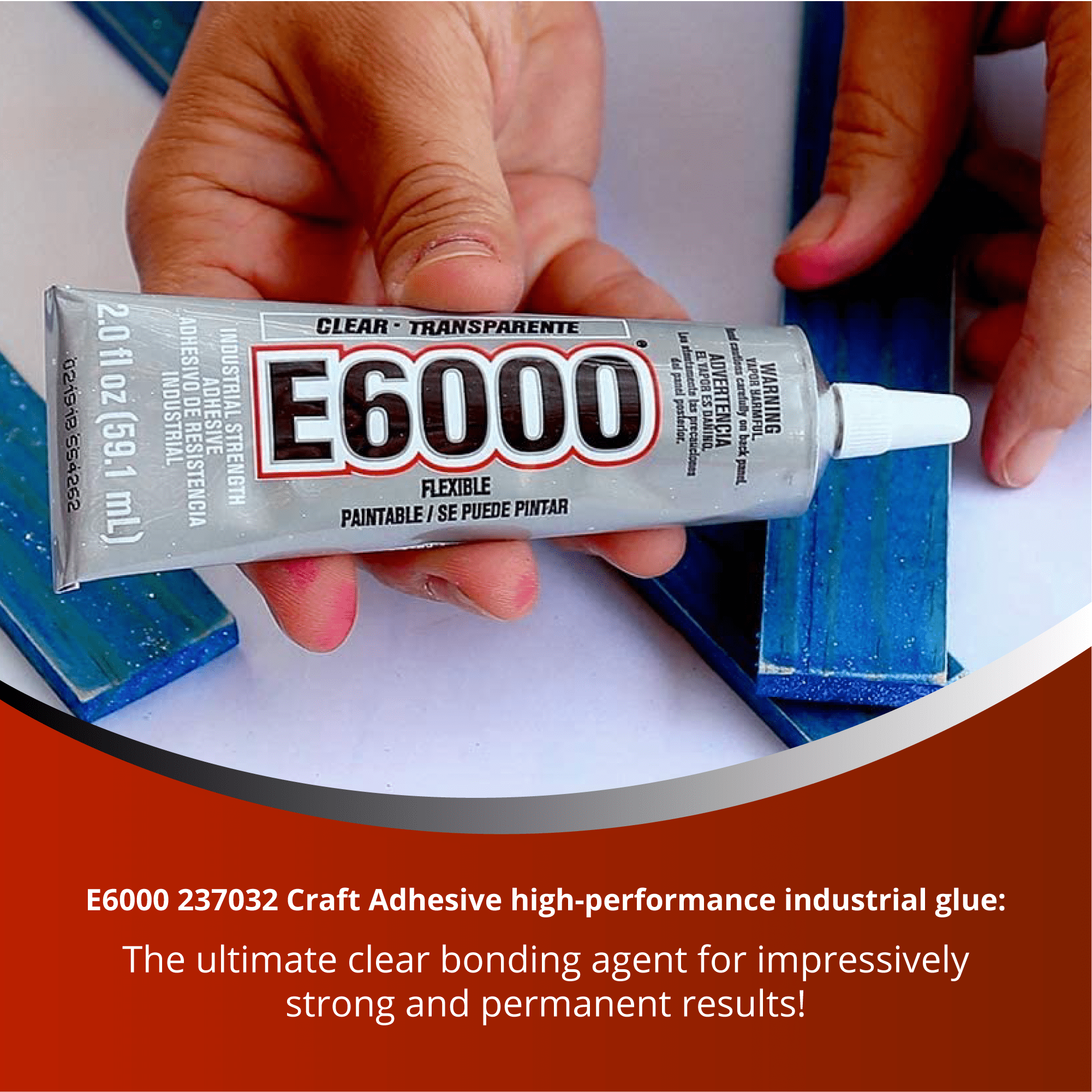 E6000 CRAFT Glue CLEAR 2oz. – Glo Rhinestones