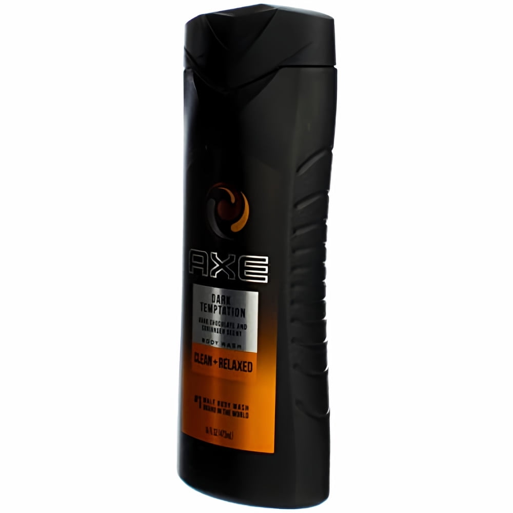 Axe Dark Temptation Body Wash for Men 16 oz (Pack of 3)