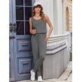 thumbnail image 5 of Ekouaer Jumpsuits for Women Casual Sleeveless 2026 Summer Romper Dressy Vacation One Piece Outfits Fashion Travel Clothes, 5 of 6