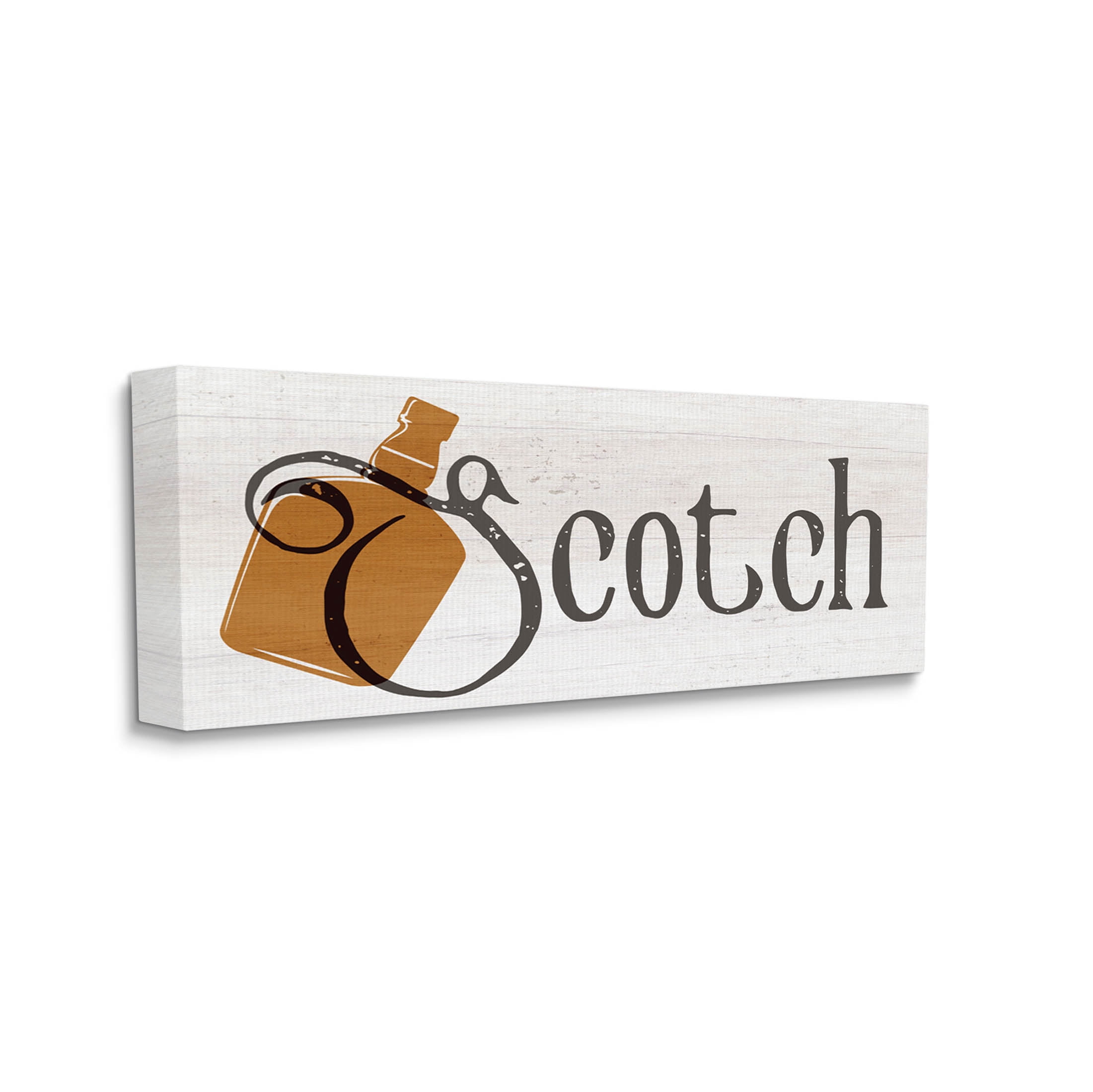 Stupell Industries Antique Scotch Whiskey Graphic Art Gallery Wrapped Canvas Print Wall Art, Design by Daphne Polselli