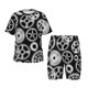 thumbnail image 1 of Balery Metallic Gears Conjunto de Pijama Infantil de Manga Corta con Estampado – Ropa de Dormir de Algodón Suave-4X-Large, 1 of 6