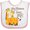 White and Pink, variant on Inktastic My Mamaw Loves Me Boys or Girls Baby Bib
