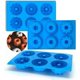 thumbnail image 1 of 3 Pcs Mini Ring Cake Tin, Silicone Baking Cake Mould, Fluted Round Cake Pan, Silicone Cake Moulds for Baking, Fluted Tube Cake Pan for Baking Tray, 1 of 5