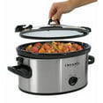 thumbnail image 2 of Crock-Pot Cook' N Carry Manual Portable Slow Cooker, 6 Quart, Stainless Steel, 2 of 3