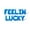 Blue, variant on Letter Balloons - FEELIN LUCKY 16" Inch Alphabet Letters Foil Mylar Balloon St. Patrick's Day Party Banner (Gold)
