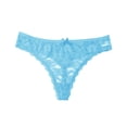 thumbnail image 2 of MEICHEN Solid Lace Seamless Underwear Panties for Women Fashion Low Waist Sexy Lingerie Briefs Women's Thong, 2 of 4