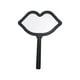 thumbnail image 2 of Espejo De Plástico 1Pcs 6.29x4.72" Handheld Lip Shape Mirror Portable Makeup Mirror for Purse Travel Cosmetic Touch Up in Black JASKFLY, 2 of 9