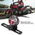 thumbnail image 1 of Akozon Vintage Universal Motorcycle Rear Tail Brake Light Stop Lamp with License Plate Mounting Bracket, 1 of 8