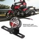thumbnail image 3 of Qii lu universal de aleación de aluminio de la motocicleta LED luz trasera luz de freno luz de freno lámpara de parada con placa de soporte ANGGREK Otros, 3 of 8