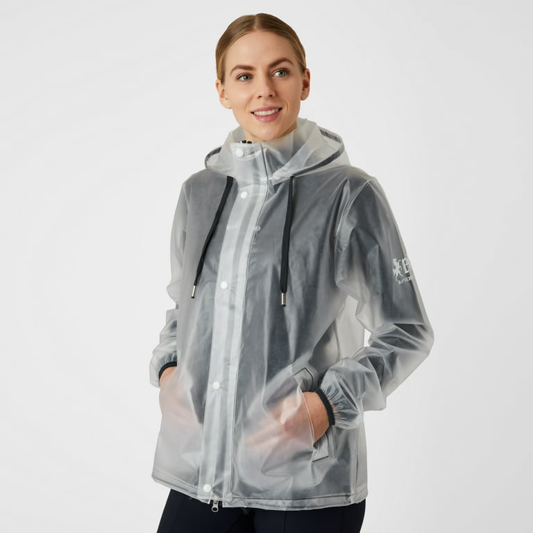 Rain sales jacket transparent