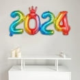 thumbnail image 2 of CSChome 2024 Number Balloon 2024 Number Balloon Decoration Bright Color Inflatable New Year Party Ornament, 2 of 6