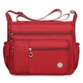 thumbnail image 7 of DGMIOCS Women Shoulder Handbag Roomy Multiple Pockets Bag Ladies Crossbody Purse Fashion Tote Top Handle Satchel Red, 7 of 7
