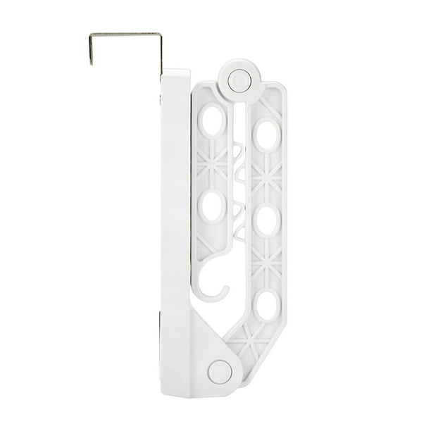 Xihbxyly Percha Plegable de 5 Agujeros, Tendedero de Pared, Percha de Plástico Multifunción, Diseño Compacto, Ángulos Ajustables, Gancho Resistente, Ideal para Guardar Ropa y Calcetines, Imprescindib