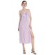 thumbnail image 1 of Vestido Lila Estampado Floral Devendi Denim Co. 315-02, 1 of 3