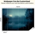 thumbnail image 3 of Peel and Stick Wallpaper Waterproof Night mystical scenery Full moon foggy river Wall Mural Decor Self Adhesive and Removable 100in x 144in, 3 of 8