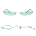 thumbnail image 3 of Gafas de sol Yinane Gafas de terre de Mujer Hombre Lente Clara Protección 400 Vintaje Verde, 3 of 8