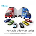 thumbnail image 5 of Kids' 4-6 Age Metal Toy Set: Handheld Cargo Truck Storage Box with 6 Alloy Sliding Cars – Durable, Imaginative Play, Easy Storage, One-Piece with Free Shipping for Creative Toddlers, 5 of 5