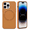 Brown, variant on Phone Case for Apple iPhone 15 Plus (6.7") Premium Lux Leather Hybrid with Magsafe Compatible and Soft Microfiber Lining, Metal Buttons Cover [ Brown ]