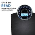 thumbnail image 2 of EILISON Highly Advance 2-in-1 Digital & Analog Weighing Scale for Body Weight-400lbs, 4 High Precison GX Sensor Accurate, Thick Tempered Glass, Extra Large Display(New Black), 2 of 7