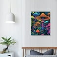 thumbnail image 4 of BCIIG Mushrooms Forest Psychedelic Fine Art Aesthetic Poster & Print Wall Painting for Living Room Bedroom Office Decor 12x16 in, 4 of 5