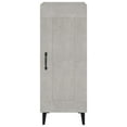 thumbnail image 3 of vidaXL Sideboard Concrete Grey 34.5x34x90 cm Engineered Wood, 3 of 5