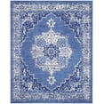 thumbnail image 3 of Nourison Whimsicle Persian Farmhouse Navy 7' x 10' Area Rug, (7' x 10'), 3 of 9