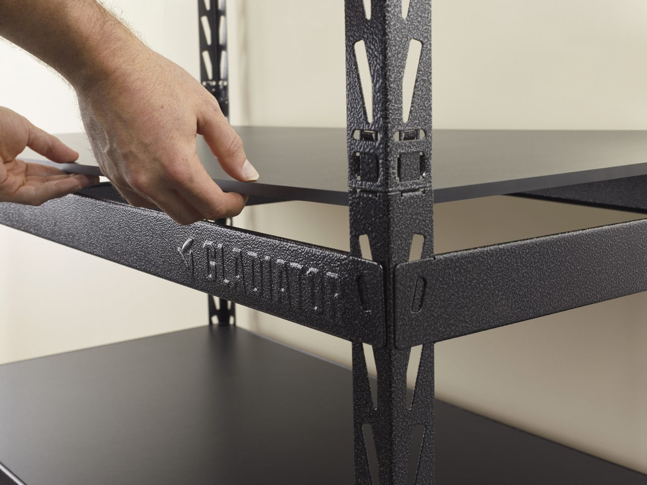 GLADIATOR 48" WIDE EZ CONNECT RACK WITH FIVE 24" DEEP SHELVES