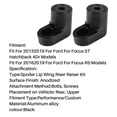 thumbnail image 5 of Black Car Rear Trunk Spoiler Wing Riser Lift Extension Kit for Focus Hatchback 4Dr G11737, 5 of 8