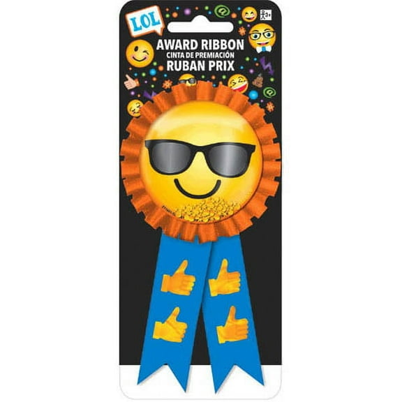 Emoji 'LOL' Guest of Honor Ribbon (1ct)
