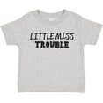 thumbnail image 3 of Inktastic Little Miss Trouble Girls Toddler T-Shirt, 3 of 5