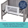 thumbnail image 6 of Hiccapop Toddler Bed Rail for Convertible Cribs, Crib Rail Guard with Reinforced Anchors, White, 6 of 8