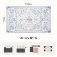 thumbnail image 4 of Lahome Washable 3'x5' Floral Bow Area Rug, Purple Rugs for Nursery Living Room, Soft Ultra-Thin Non-Slip Carpet for Girls Bedroom Entryway Playroom, Purple, 4 of 9