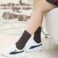 thumbnail image 2 of Thin cotton knit comfortable breathable socks in solid color, 2 of 5