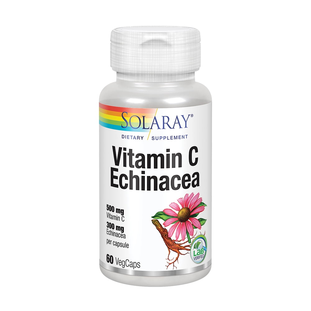 Solaray Vitamin C Echinacea Root Healthy Immune System Support W 500 Mg Vit C 300 Mg Echinacea Per Capsule Non Gmo Vegan 60 Vegcaps Walmart Com Walmart Com Solaray Vitamin C Echinacea Root Healthy Immune System Support W 500 Mg Vit C 300 Mg Echinacea Per Capsule Non Gmo Vegan 60 Vegcaps Walmart Com Walmart Com