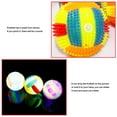 thumbnail image 1 of Pelotas antiestrés que rebotan, 5 piezas, pelotas saltarinas intermitentes, pelotas saltarinas con pinchos suaves que se iluminan, rendimiento comprobado, 1 of 9