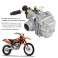 thumbnail image 3 of Carburador De Repuesto Para Moto De Cross 50 SX PRO JUNIOR 50CC 01-08, 3 of 7