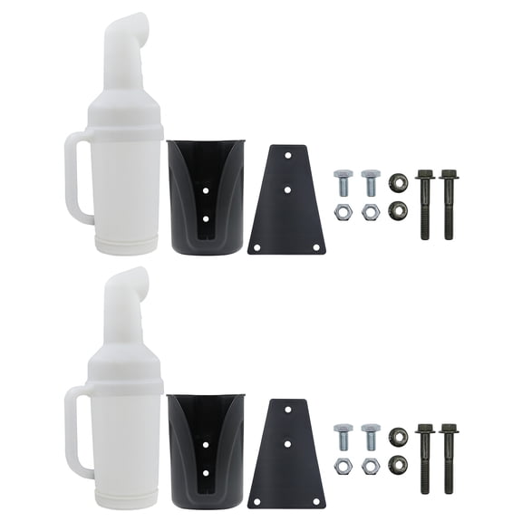 User Friendly Golf Cart Sand Container Large Size Shockproof Base Mounting Screws Two Mount Option Effortless Assembly