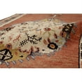 thumbnail image 6 of Pasargad Home Anatolian 36" x 69" Hand-Woven Wool Area Rug in Coral Orange/Beige, 6 of 7