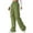 Green-1, variant on LLYwey Scrub Pants For Women Women's Casual Pants Cowboy Pocket Straight Leg Overalls Solid Color Cute Pants Female Long Pant Style H60 Green-1 L