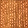 thumbnail image 1 of Ahgly Company Indoor Square Abstract Orange Modern Area Rugs, 3' Square, 1 of 4