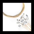 thumbnail image 2 of 24 Strings Replacement Metal String for Lyre Harp, New Replacement Strings, Brighter and More ,24Strings,1 x 24-note harp strings,Gold&Silver, 2 of 6