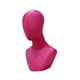 thumbnail image 5 of Cabeza de maniquí, busto, hombros, soporte para exhibición de pelucas, maniquí de salón, exhibición de joyas Rosa roja, 5 of 9
